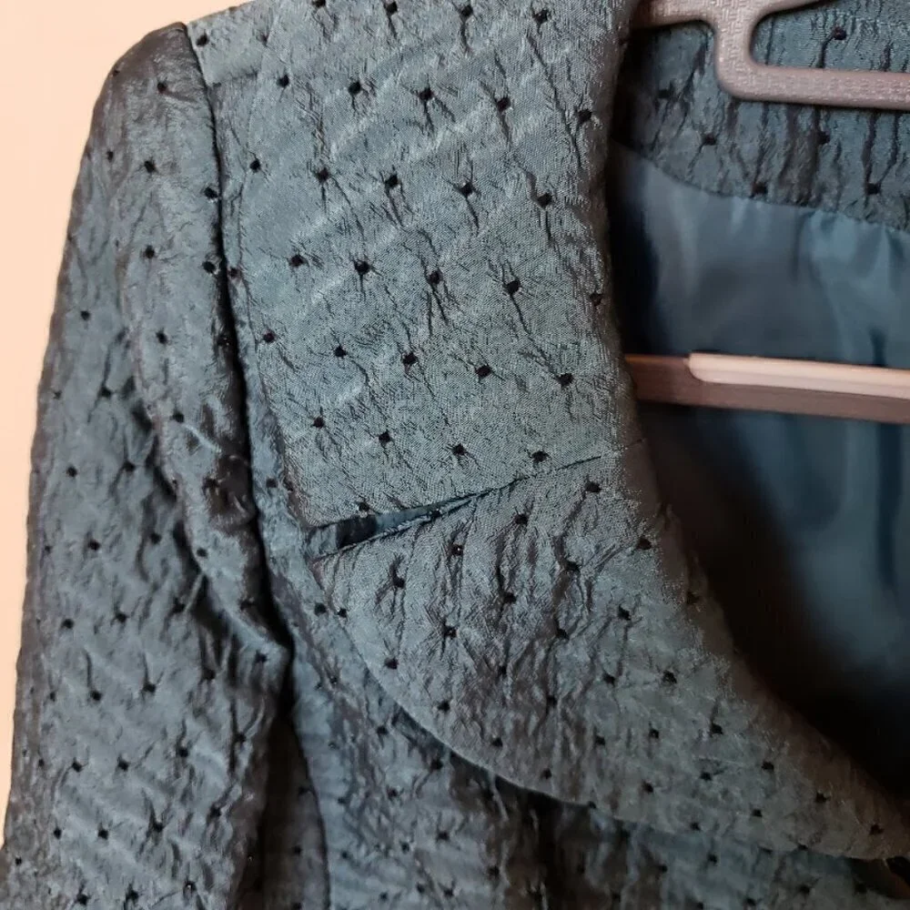 Jones New York Teal Tailored Jacket Size 6 - Picture 4 of 10